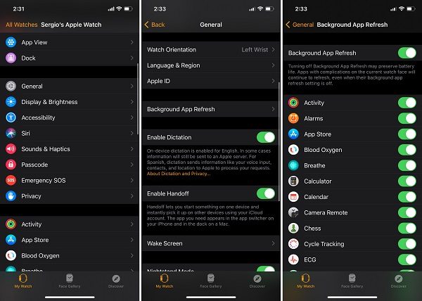 Vô hiệu hóa tính năng Background App Refresh